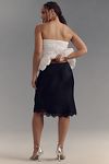 Thumbnail View 7: The Tilda Knee-Length Slip Skirt: Lace Trim Edition