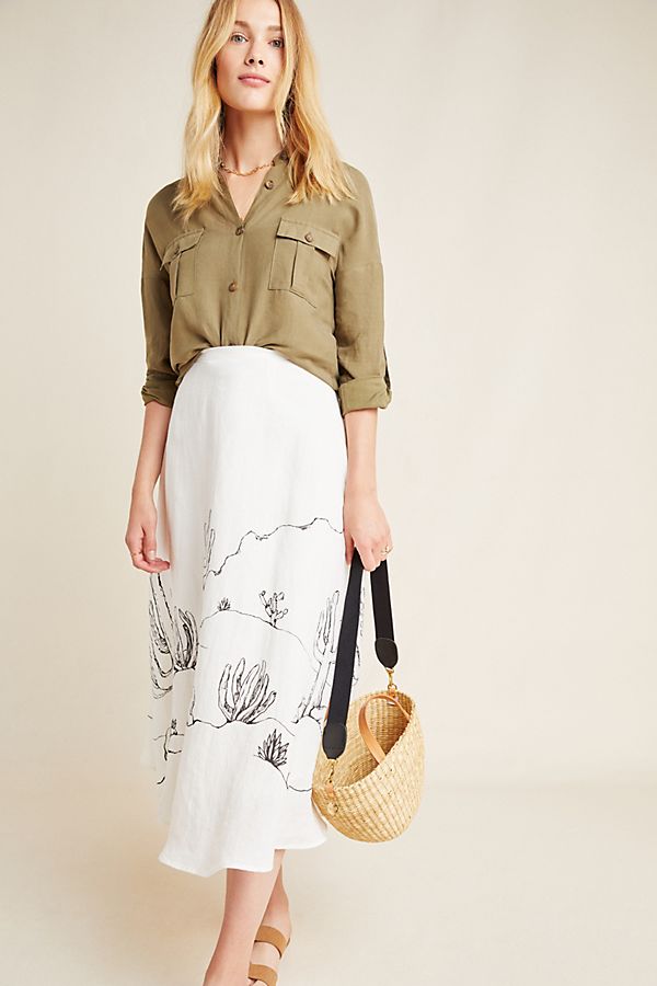 Slide View: 1: Mayson Midi Skirt
