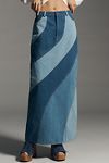 Thumbnail View 2: Significant Other Saskia Wavy Paneled Denim Maxi Skirt