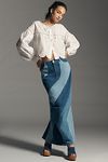 Thumbnail View 1: Significant Other Saskia Wavy Paneled Denim Maxi Skirt