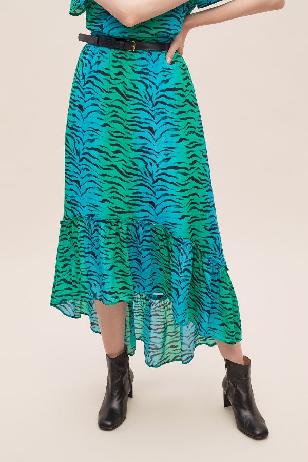 Primrose Park Regina Tiger-Print Skirt | Anthropologie UK