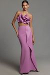 Thumbnail View 1: Acler Underwood Ruffled Crepe Maxi Skirt