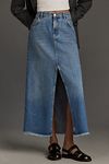 Thumbnail View 3: The Madi Front-Slit Denim Skirt by Pilcro