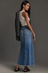 Thumbnail View 4: The Madi Front-Slit Denim Skirt by Pilcro