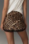 Thumbnail View 5: NIA Ventura Leopard Satin Mini Skirt