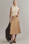 Thumbnail View 2: Caballero Belted Faux-Leather Midi Skirt