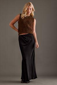 Vista de diapositivas: 1: Satin Bias Maxi Slip Skirt