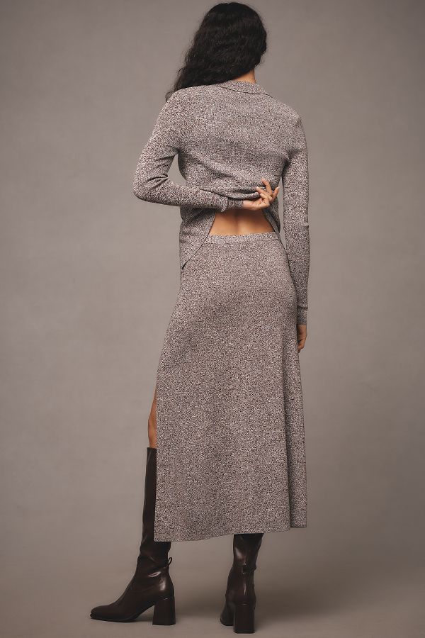 Slide View: 4: Baum und Pferdgarten Celinda Knit Midi Skirt