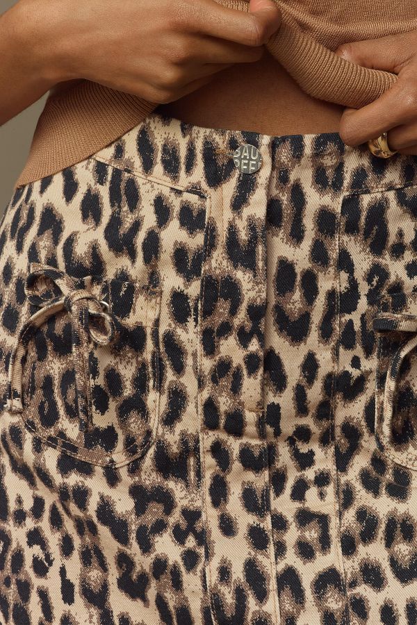 Slide View: 4: Baum und Pferdgarten Saima Leopard Mini Skirt