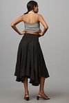 Thumbnail View 5: By Anthropologie Smocked-Waist Asymmetrical Skirt