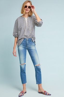 ag isabelle high rise straight crop