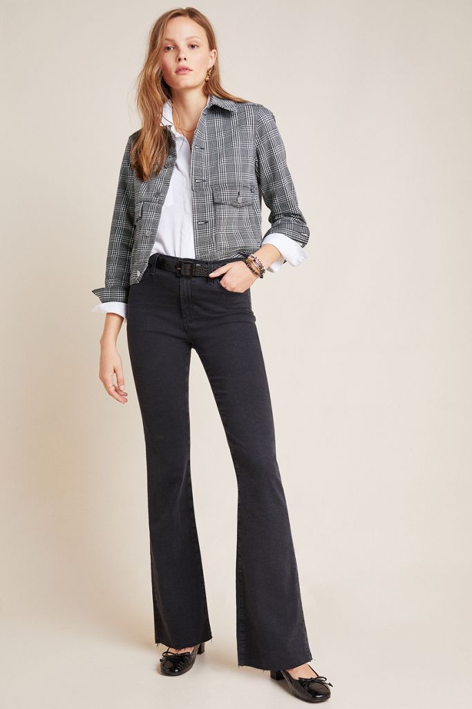 high rise bootcut jeans zara
