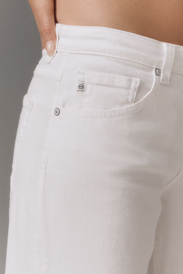 Slide View: 4: AG Adria Mid-Rise Wide-Leg Jeans