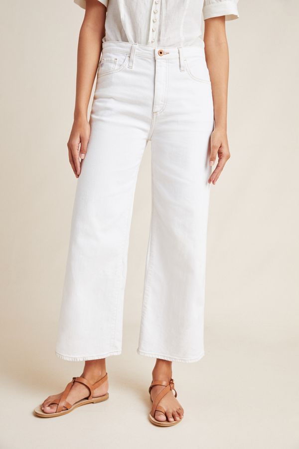AG The Etta UltraHigh Rise WideLeg Jeans Anthropologie