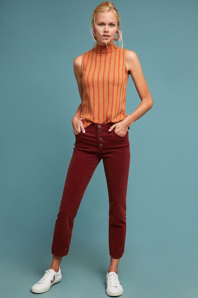 ag isabelle high rise straight crop