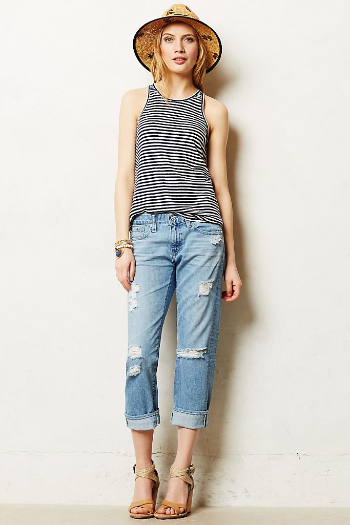 AG Tomboy Crop Jeans | Anthropologie