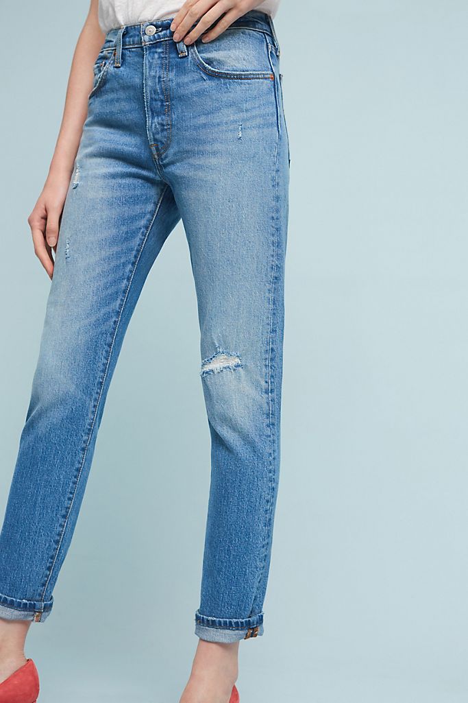 Levi's 501 Mid-Rise Straight Jeans | Anthropologie