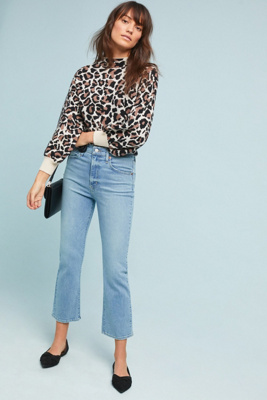 levis cropped flare