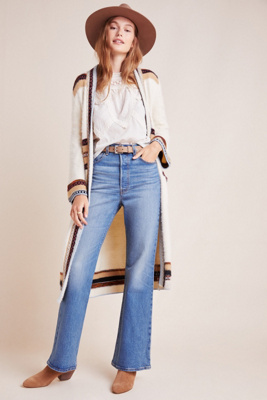 levi's high rise flare