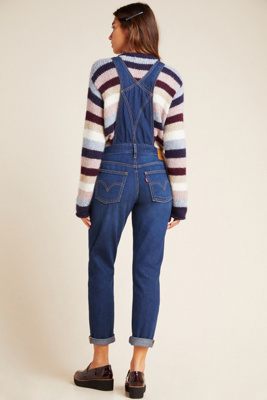 levi's tapered denim jumpsuit