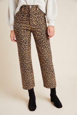 levi's ribcage straight cropped corduroy jeans