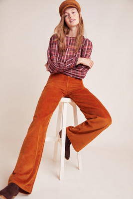 ribcage wide leg corduroy pants