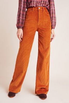 ribcage wide leg corduroy pants