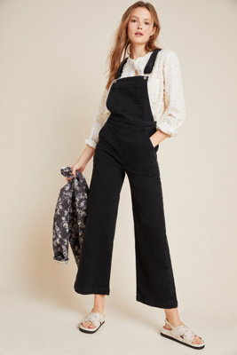 anthropologie denim overalls