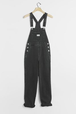 vintage black overalls