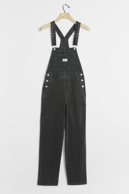 levi's black overalls