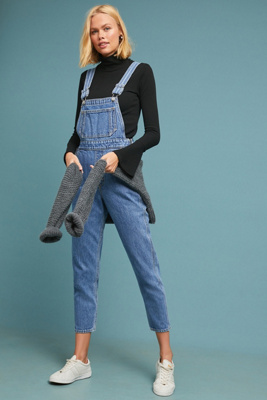 levi's mom denim overalls