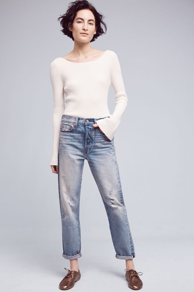 levi's wedgie high rise jeans turn to stone