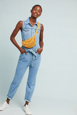 levi's sleeveless denim jumpsuit