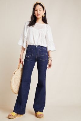 7 for all mankind bell bottom jeans