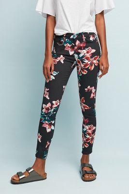 7 for all mankind floral jeans