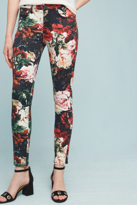 7 for all mankind floral jeans