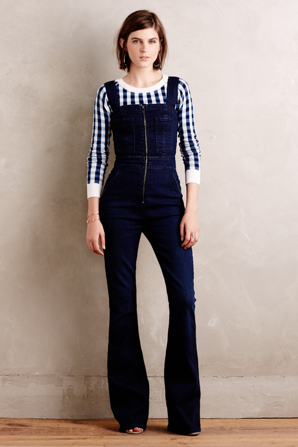 7 For All Mankind Denim Jumpsuit Anthropologie