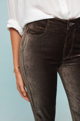 grey velvet skinny jeans