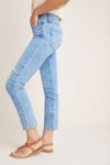 PAIGE Women's Hoxton Transcend Vintage Jeans - High Rise Slim Fit Raw Hem Crop