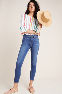 paige hoxton crop high rise ultra skinny