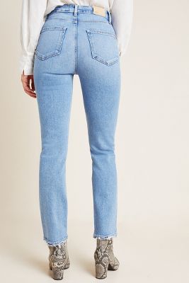 paige high rise sarah straight jeans