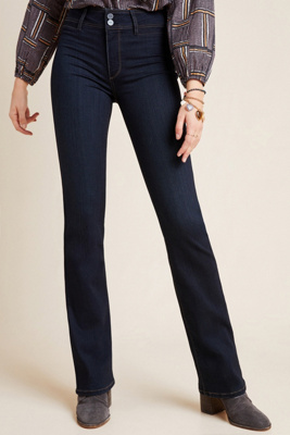 paige manhattan high waist bootcut jeans