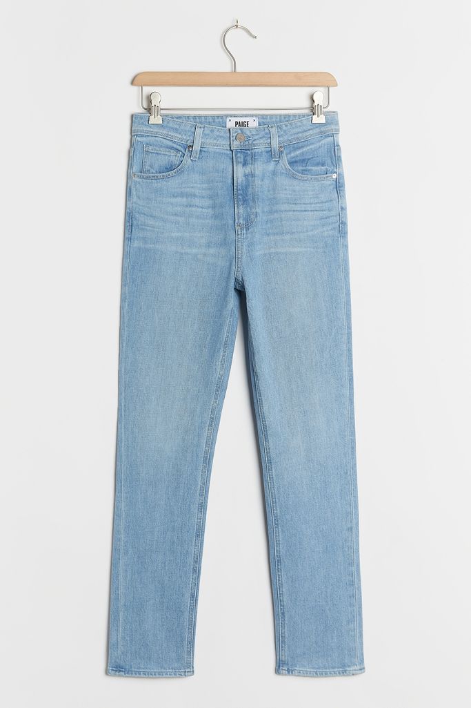 Paige Sarah Ultra High-Rise Slim Straight Jeans | Anthropologie