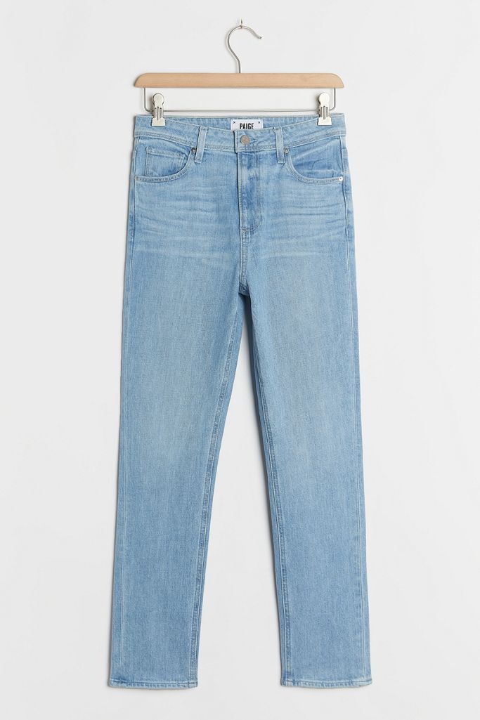 Paige Sarah Ultra High-Rise Slim Straight Jeans | Anthropologie