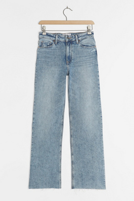 high rise wide leg jeans