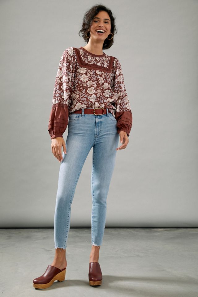 Paige Hoxton High-Rise Skinny Jeans | Anthropologie