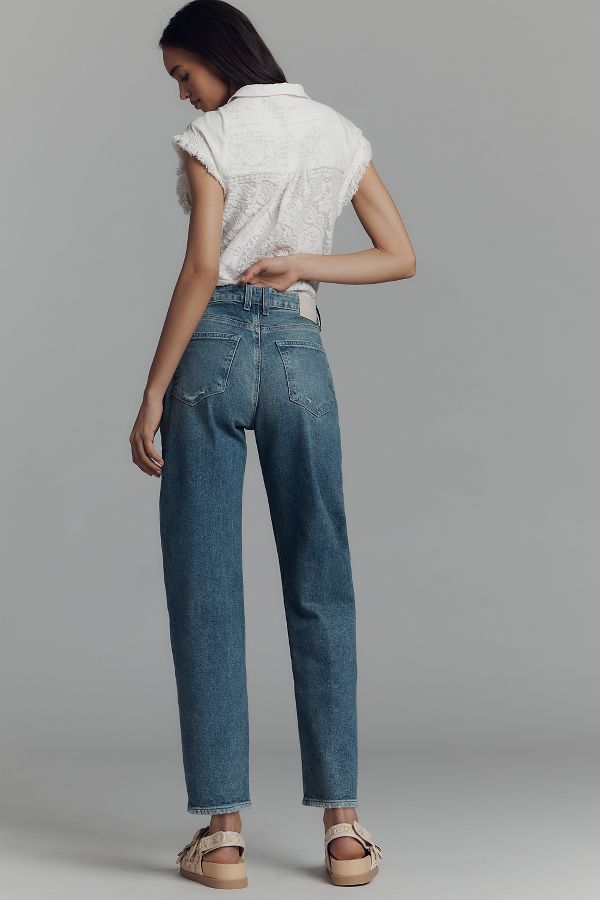 Slide View: 3: PAIGE Alexis High-Rise Barrel Jeans