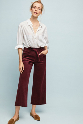 paige wide leg cropped jeans