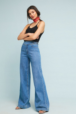 old navy cropped flare jeans