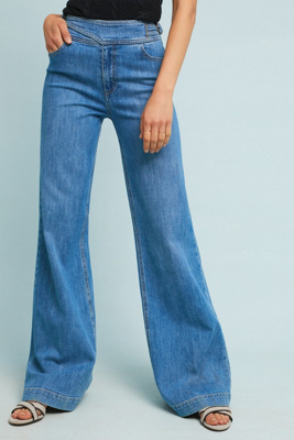 paige sutton wide leg jeans